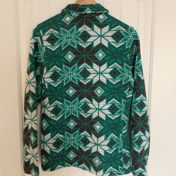 Spyder Women's Alpine Chic Sweater Green Size 12 - Picture 2 of 10